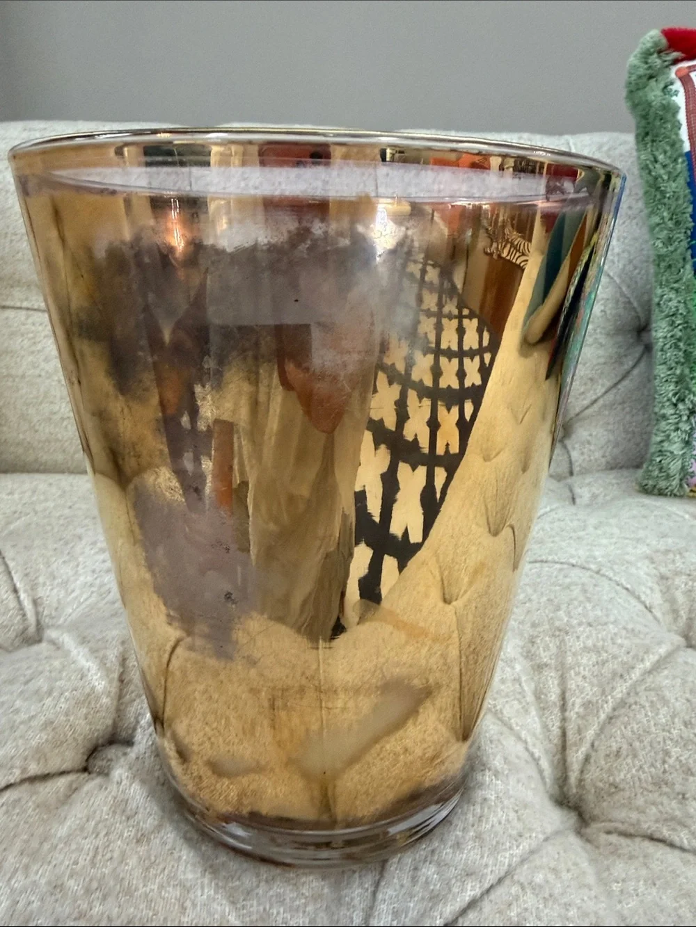 Baobab Collection Aurum Metallic Gold Glass Accent